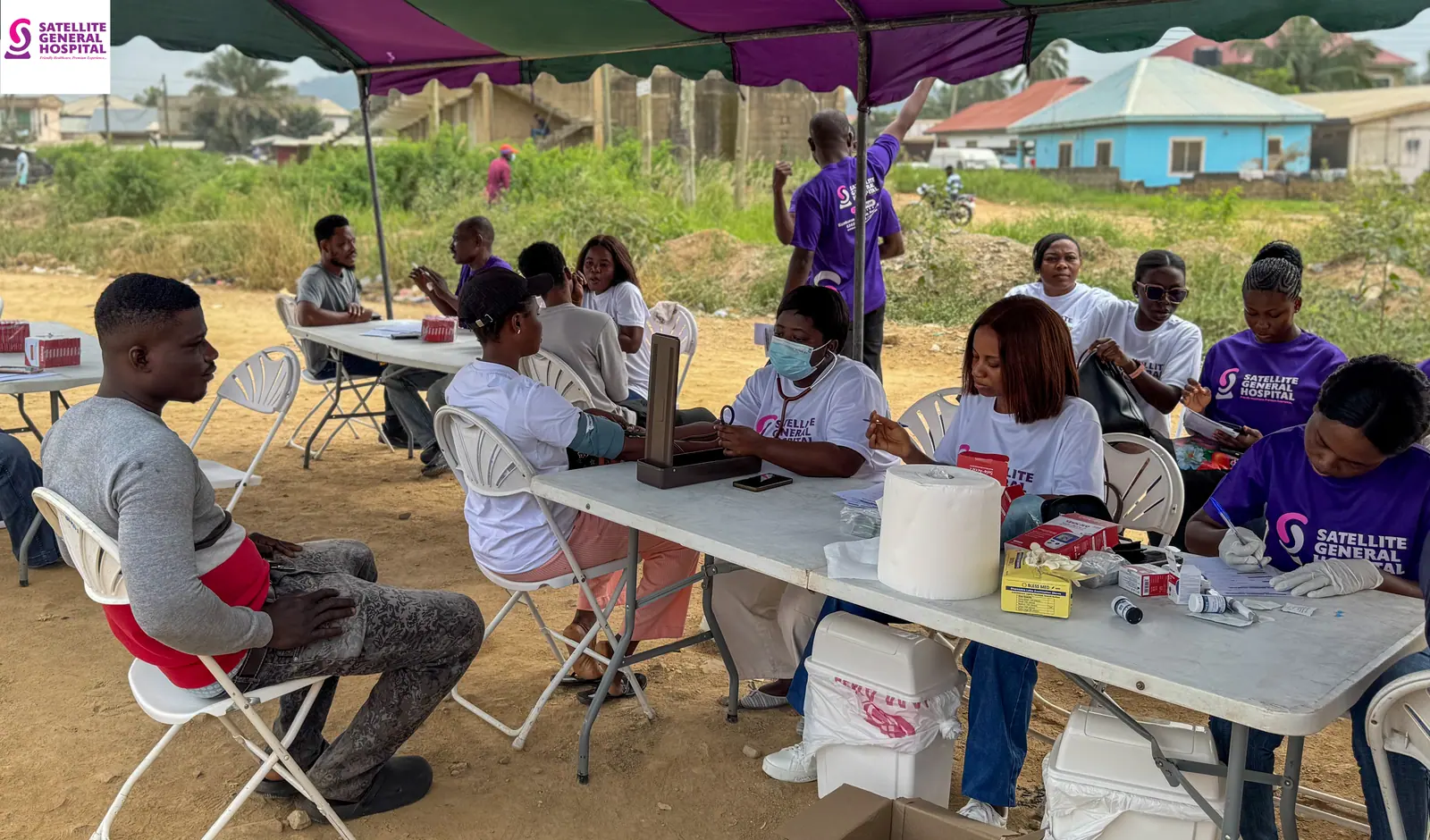Satellite General Hospital free health screening at the Taxi Rank, Satellite Bus Stop, photo 1