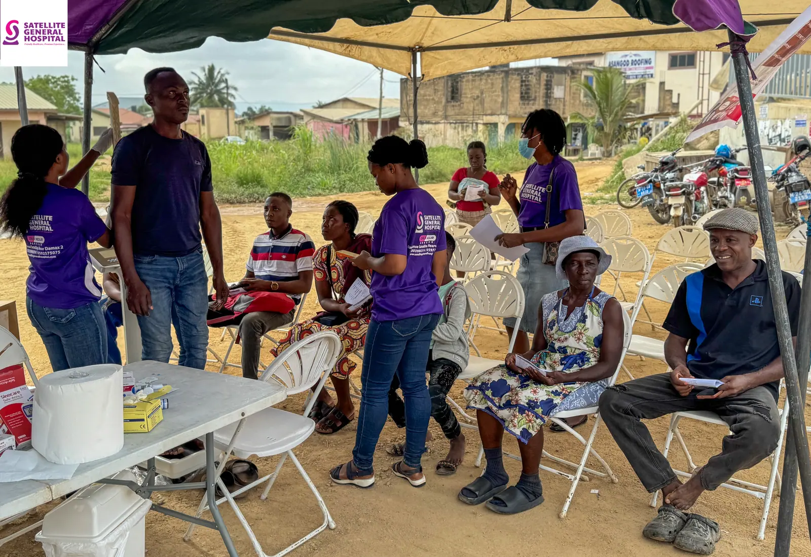 Satellite General Hospital free health screening at the Taxi Rank, Satellite Bus Stop, photo 2