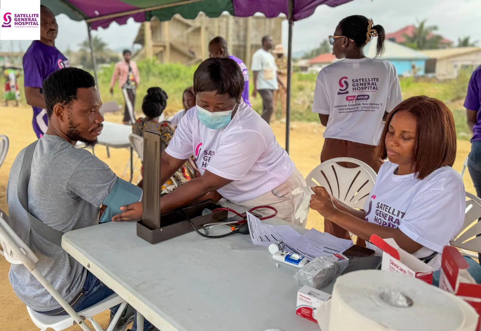 Satellite General Hospital free health screening at the Taxi Rank, Satellite Bus Stop, photo 5