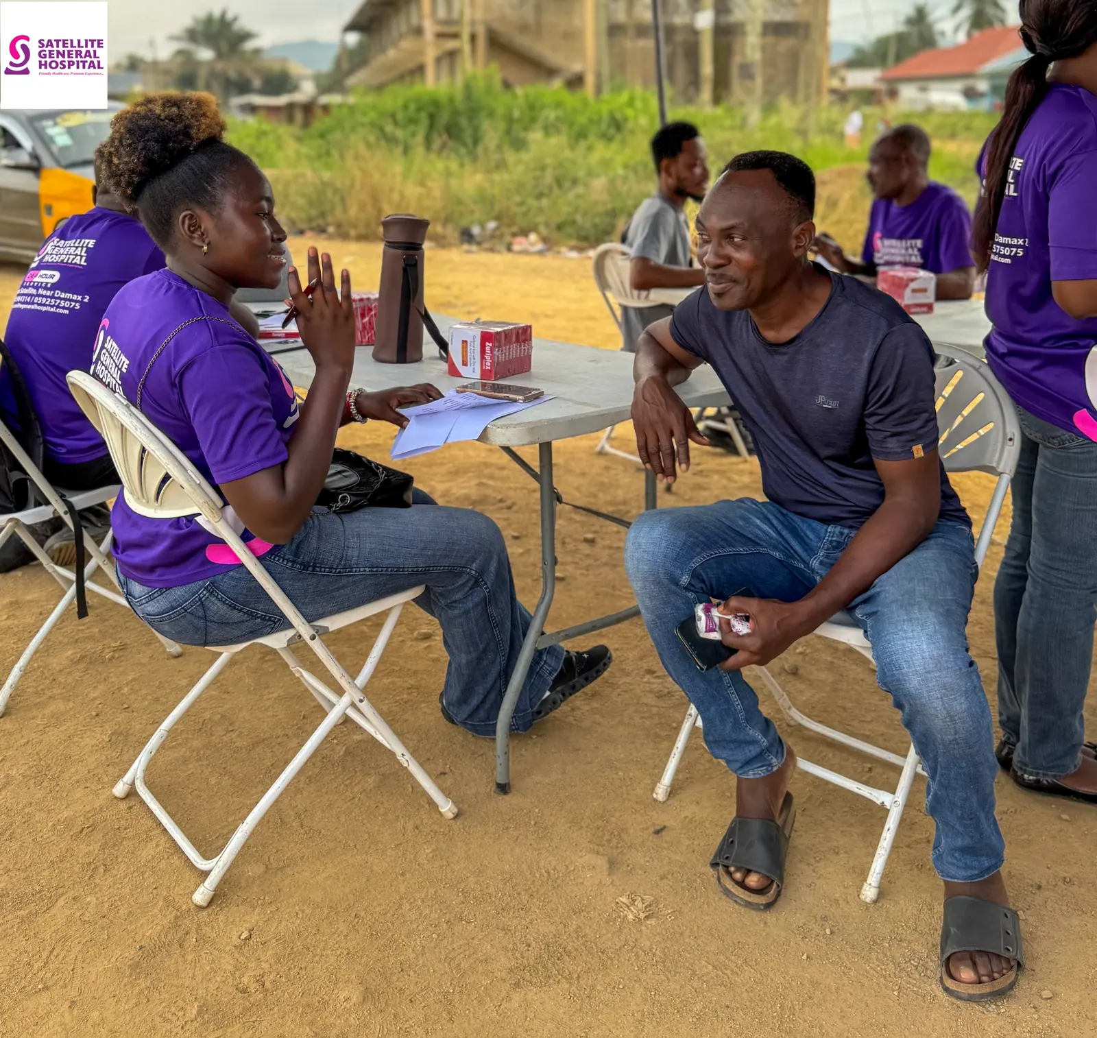 Satellite General Hospital free health screening at the Taxi Rank, Satellite Bus Stop, photo 14