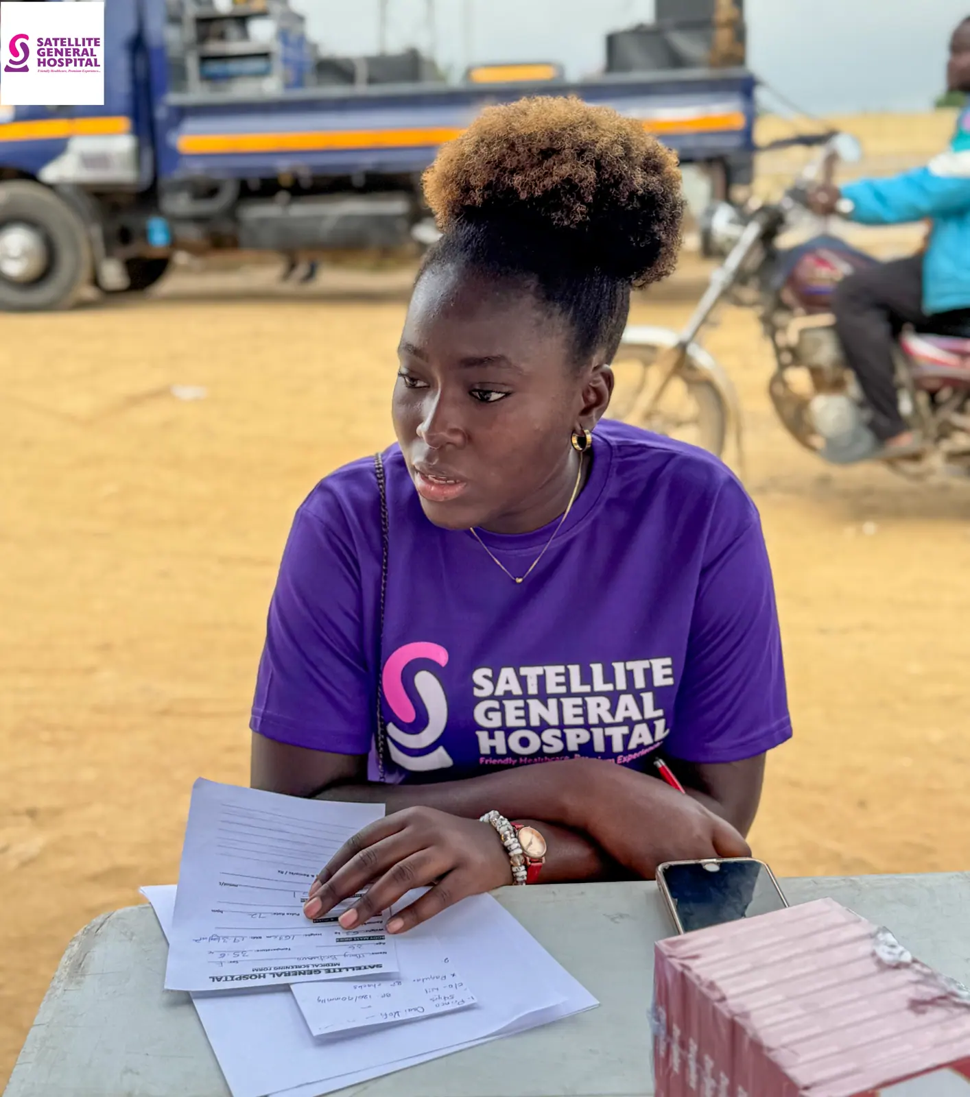 Satellite General Hospital free health screening at the Taxi Rank, Satellite Bus Stop, photo 29