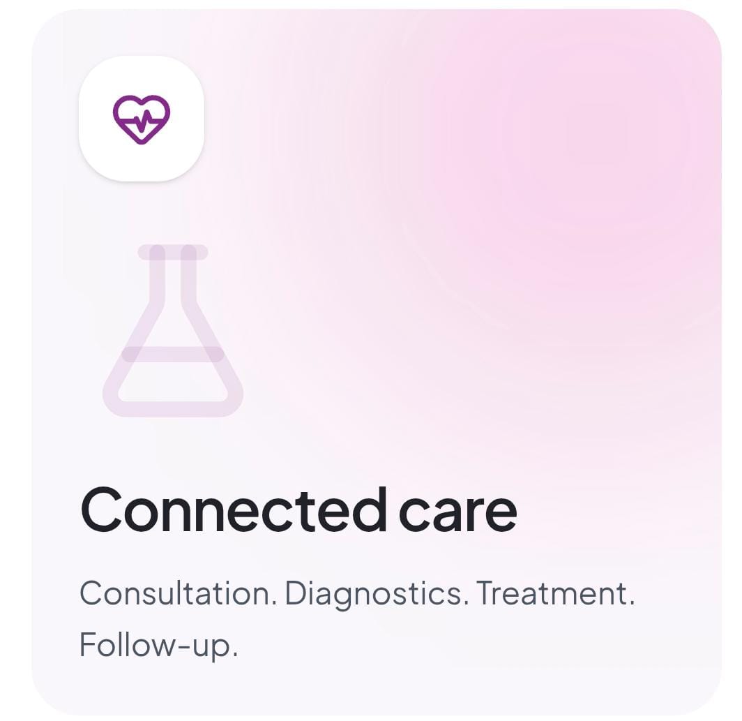Online consultation and connected care service